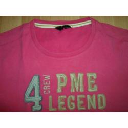 2x Pall Mall PME Legend T-shirts maat L (RB)