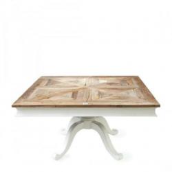 Eettafel 150x150 met 6 stoelen Riviera Maison