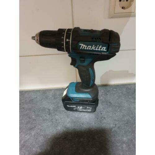 Makita klopboorschroef machine dhp482 met 3ah accu