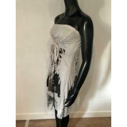 Diesel strapless strand jurkje mt 36-38 (S)