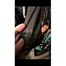 Ka114 PAGE one legging maat S zwart slangenprint leatherlook