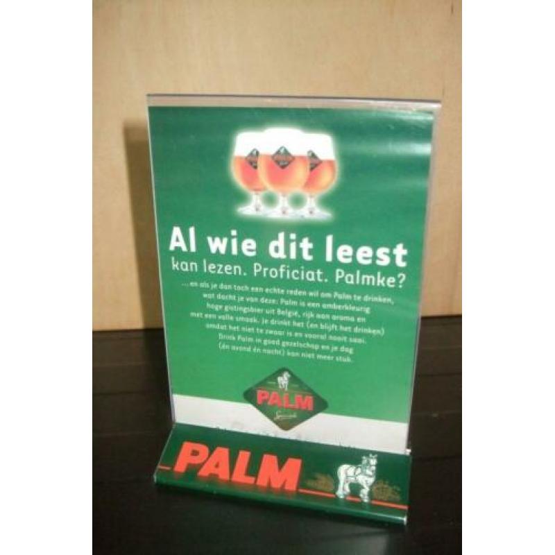 Palm bier tafelstandaard (nr.1 en Nr.2)