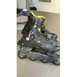 Unisex rollerblades in zwart maat 39/40 26 inch