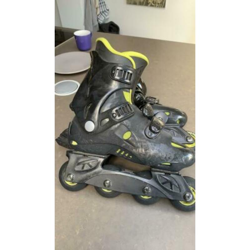 Unisex rollerblades in zwart maat 39/40 26 inch