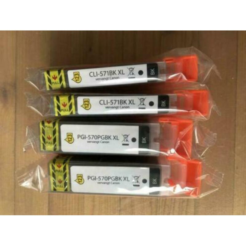 8 Inkt cartridges voor Canon printer
