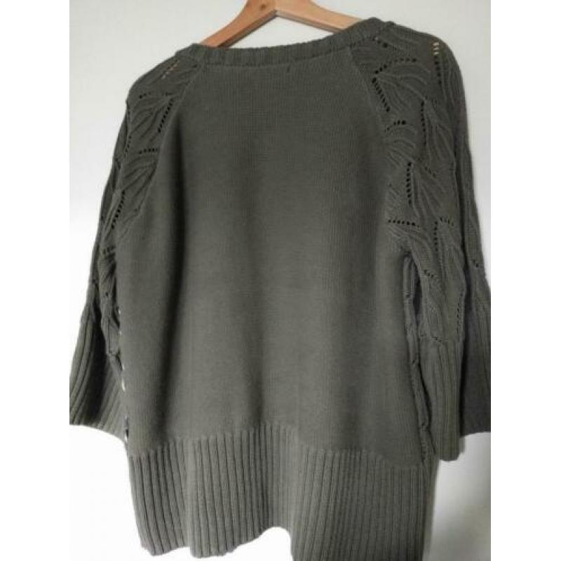DIDI tricot vest. Legergroen L