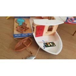 Sylvanian families woonboot