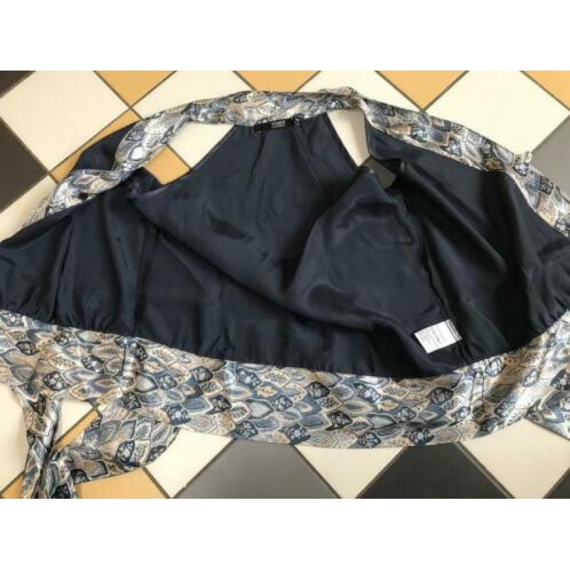 Steps overslag top satijn blauw 38