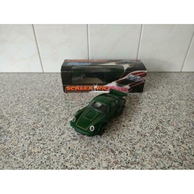 Porsche 911 Turbo (Scalextric) Met doosje (Racebaan Auto)