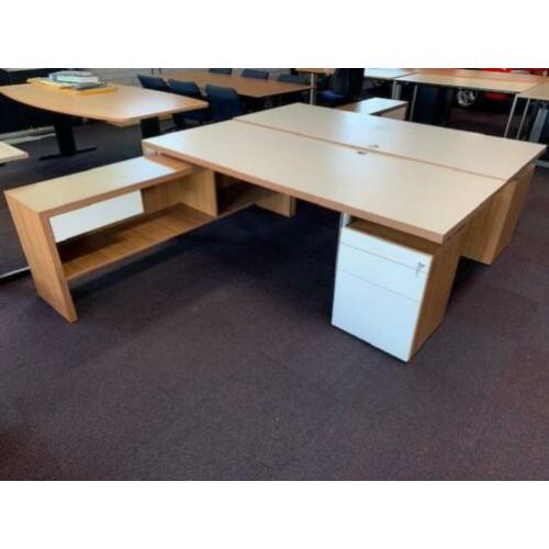 Maatwerk bureau met kast en ladeblok #184