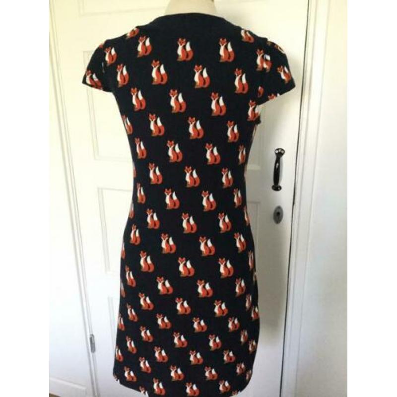 Lola & Liza retro jurk * met bijpassend vest * vosjes * S