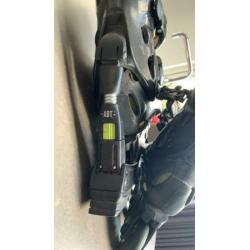 Unisex rollerblades in zwart maat 39/40 26 inch