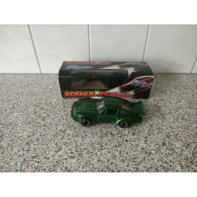 Porsche 911 Turbo (Scalextric) Met doosje (Racebaan Auto)