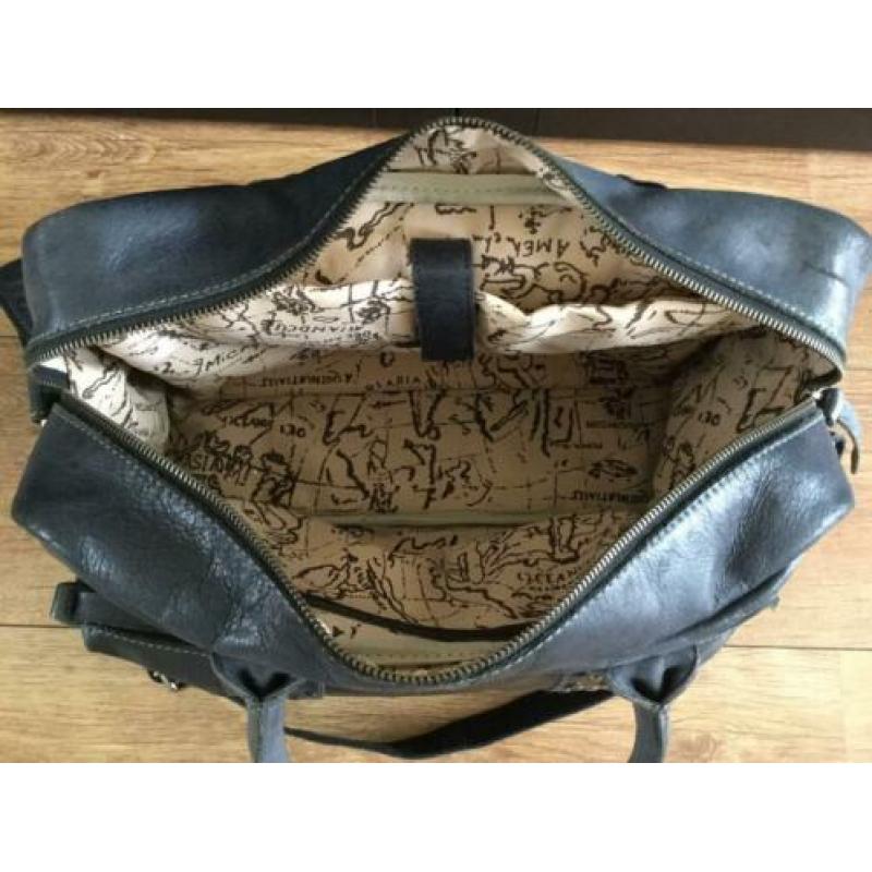 Micmac leren laptop tas