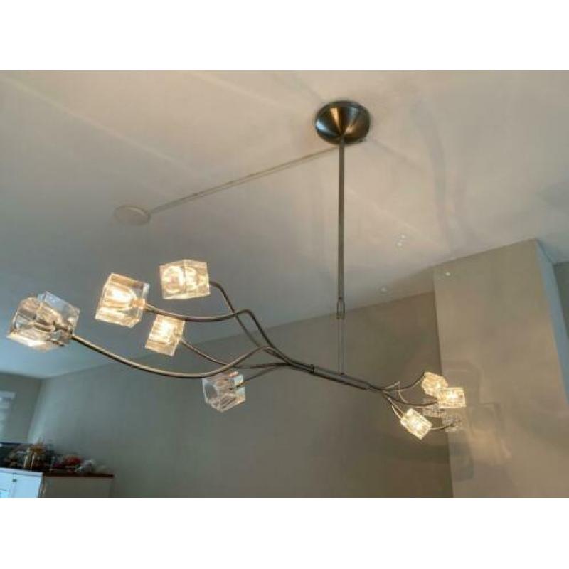 2x mooie vloer-en hanglamp