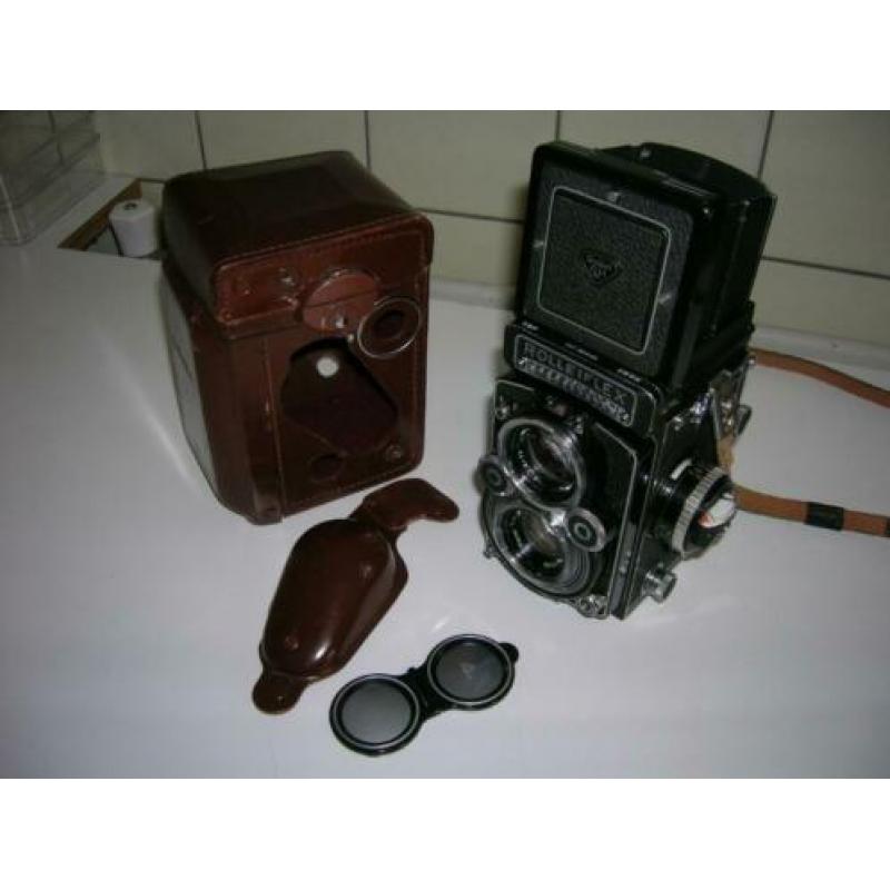 Te koop: Rolleiflex 3,5F ( SN 2818309 ) met toebehoren