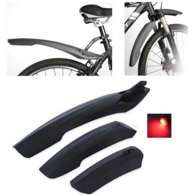 MTB voor + achterspatbord voorspatbord achterspatbord lamp