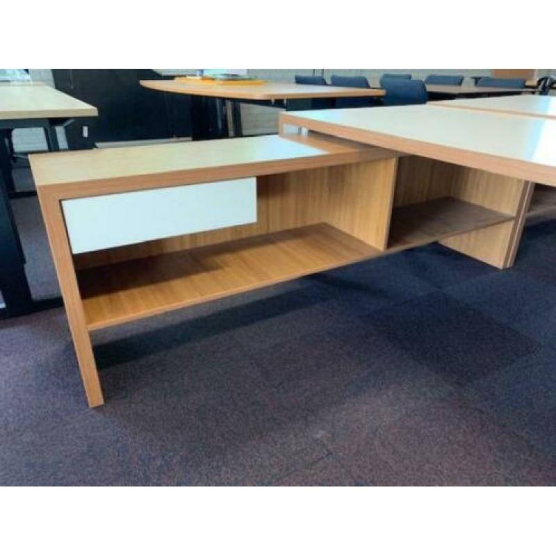Maatwerk bureau met kast en ladeblok #184