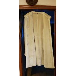 Lederen Suède creme witte jas NIEUW mt 46