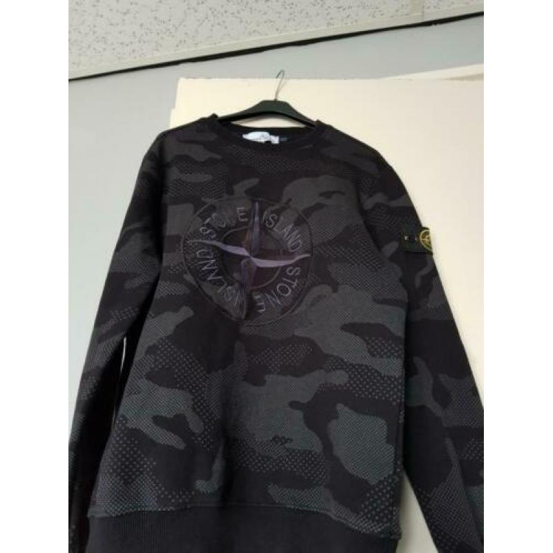 Stone island trui zwart grijs
