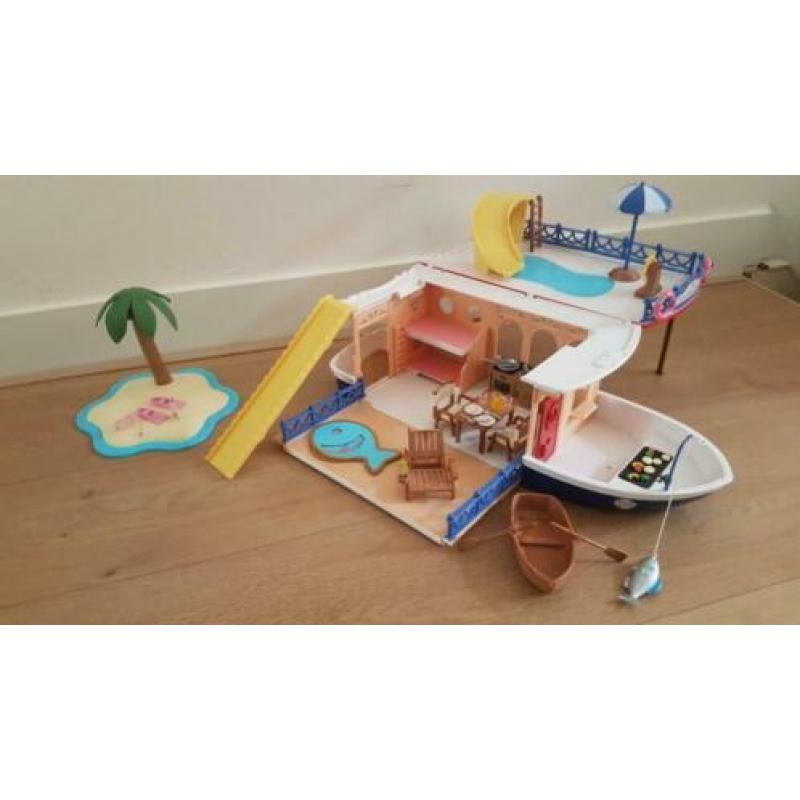 Sylvanian families woonboot