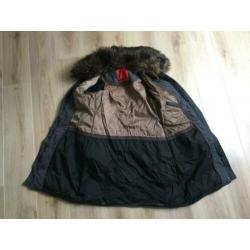 S.Oliver / Quick Silver winterjas met bontkraag Maat L