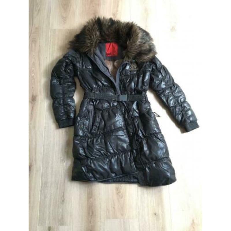 S.Oliver / Quick Silver winterjas met bontkraag Maat L