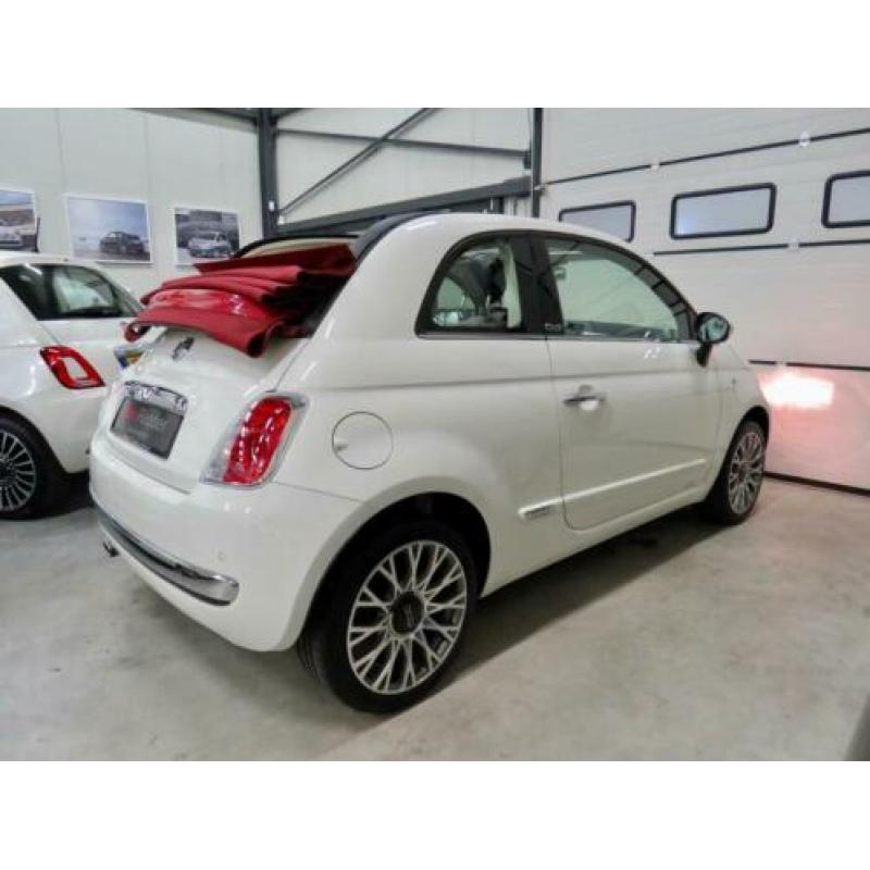 Fiat 500 C 1.2 Lounge *Half leder *Airco *Elek kap *16 inch