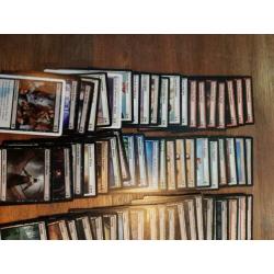 169Magic the gathering kaarten en 2 stapel sleeves