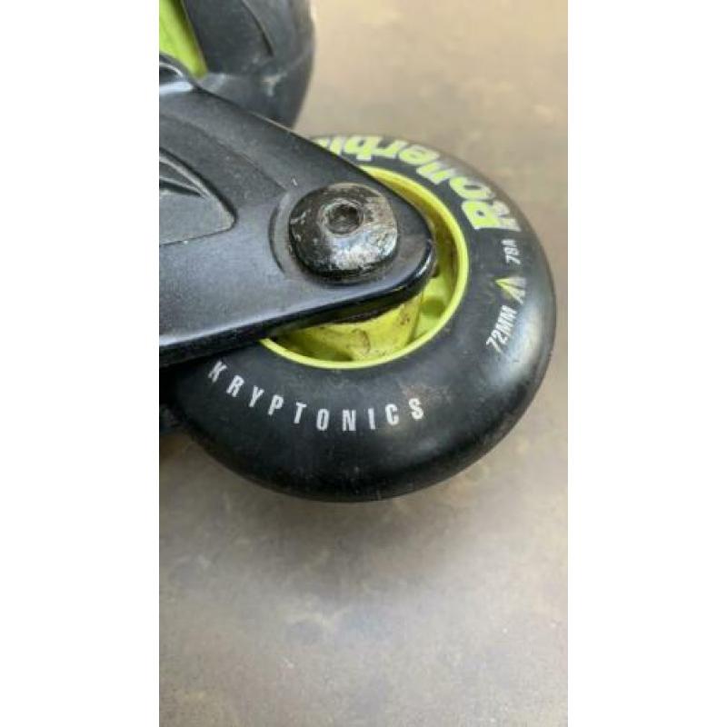 Unisex rollerblades in zwart maat 39/40 26 inch