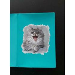 Noorse Boskat hoesje met eigen foto voor enting boekje