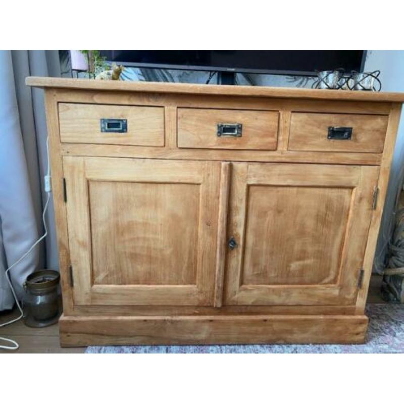 Teak houten tv kast/dressoir