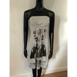 Diesel strapless strand jurkje mt 36-38 (S)