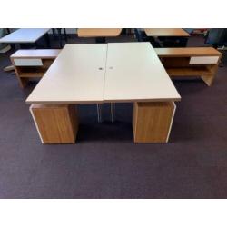 Maatwerk bureau met kast en ladeblok #184