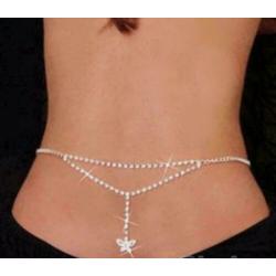 Taille Ketting Dames riem strass