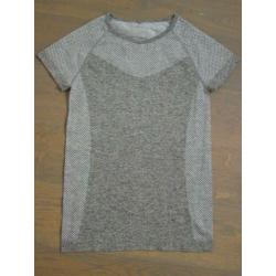 Grijs gemelleerd shirt, maat 38/40