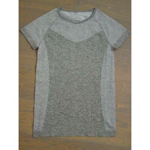 Grijs gemelleerd shirt, maat 38/40
