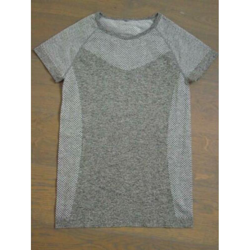 Grijs gemelleerd shirt, maat 38/40