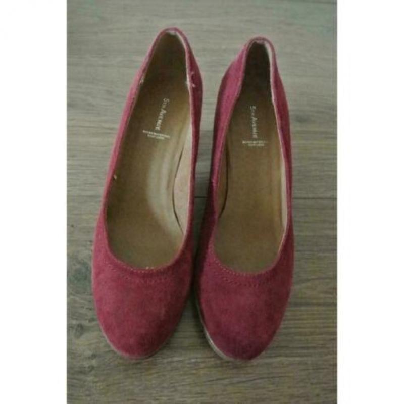 Schoenen OPRUIMING alles €5,- 5th Avenue pumps rood maat 38