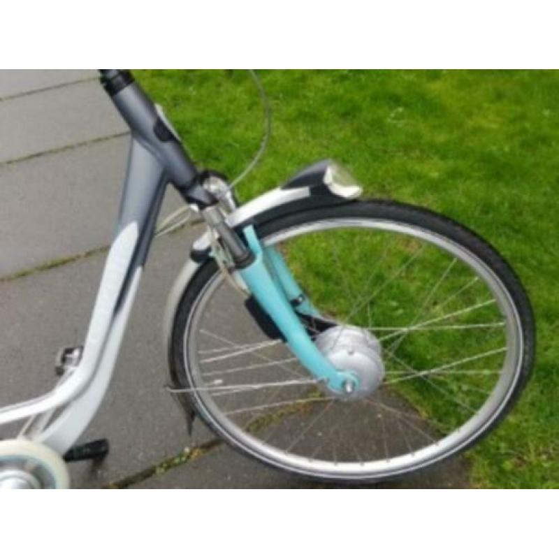 In zeer nette staat gazelle orange elektrische damesfiets