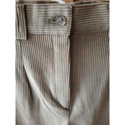 Nieuwe Bruin/Beige ribcorderoy broek - mt 36