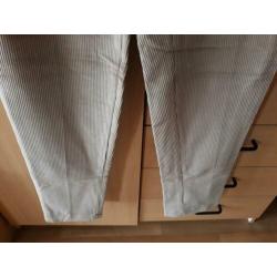 Nieuwe Bruin/Beige ribcorderoy broek - mt 36