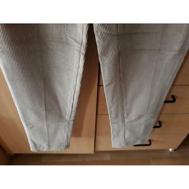Nieuwe Bruin/Beige ribcorderoy broek - mt 36