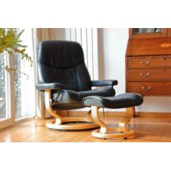 STRESSLESS fauteuil met hocker relaxfauteuil relax stoel