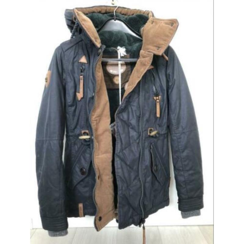 Naketano Winterjas XS - Dark Blue - nieuw