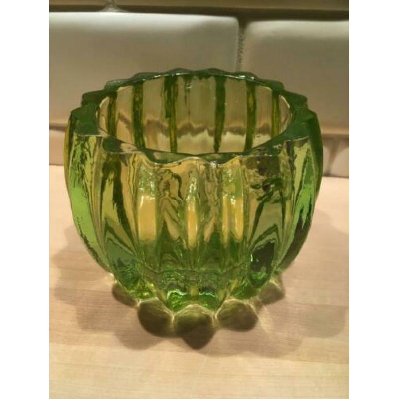 Grote??groene waxinelichthouder??decoratie