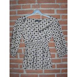 Kaki Stippen Tuniek Vero Moda mt XS (492)