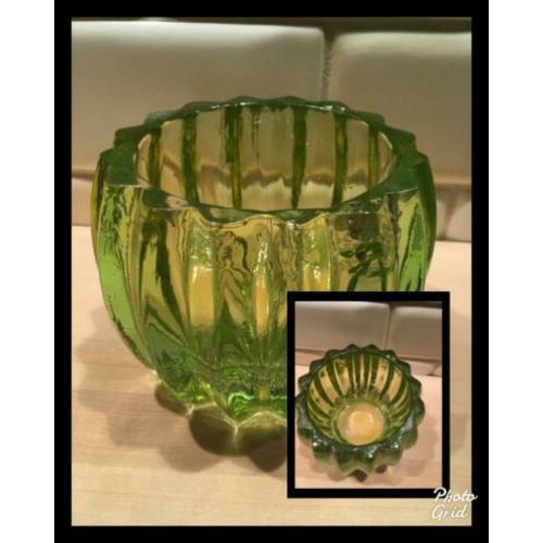 Grote??groene waxinelichthouder??decoratie
