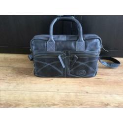 Micmac leren laptop tas