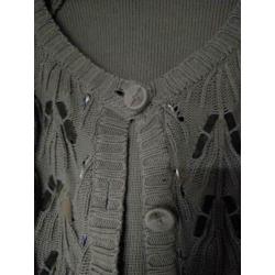 DIDI tricot vest. Legergroen L